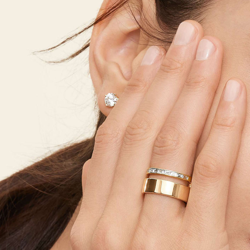 Abierta Diamond Ring in 14K Yellow Gold - Image 2