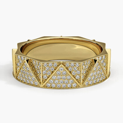 Sol Radiance Diamond Ring in 14K Yellow Gold