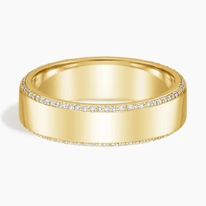 Avalon Eternity Diamond 6mm Wedding Ring (2/5 ct. tw.) in 14K Yellow Gold