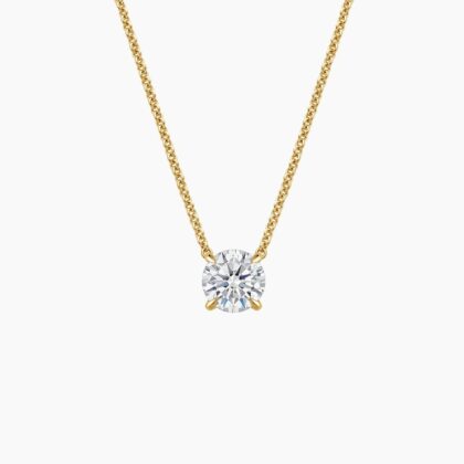 Perfect Solitaire Diamond Pendant (1 ct. tw.) in 18K Yellow Gold
