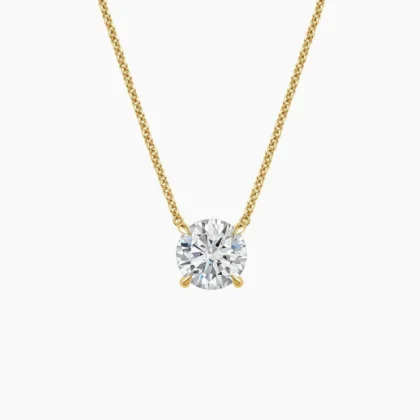 Perfect Solitaire Diamond Pendant (2 ct. tw.) in 18K Yellow Gold
