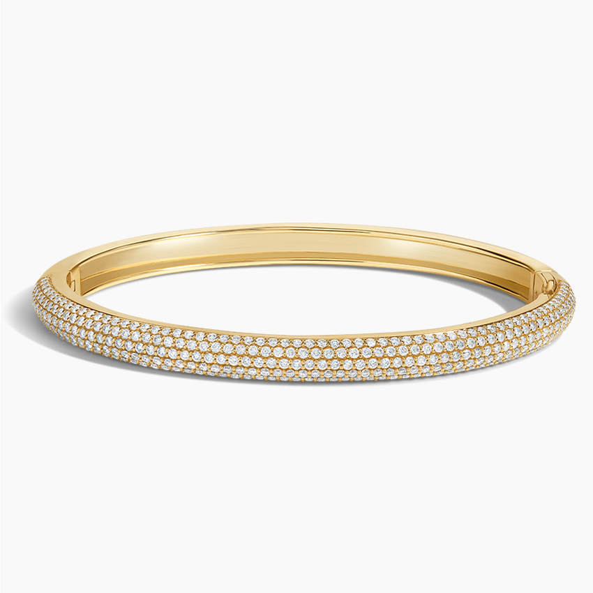 Diamond Tube Bangle Bracelet (2 3/8 ct. tw.) in 14K Yellow Gold