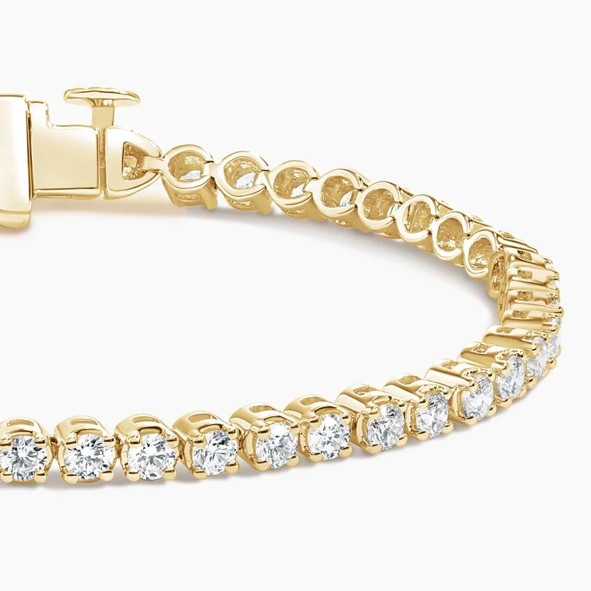 6.5 in. Diamond Tennis Bracelet (3 ct. tw.) in 18K Yellow Gold - Image 3