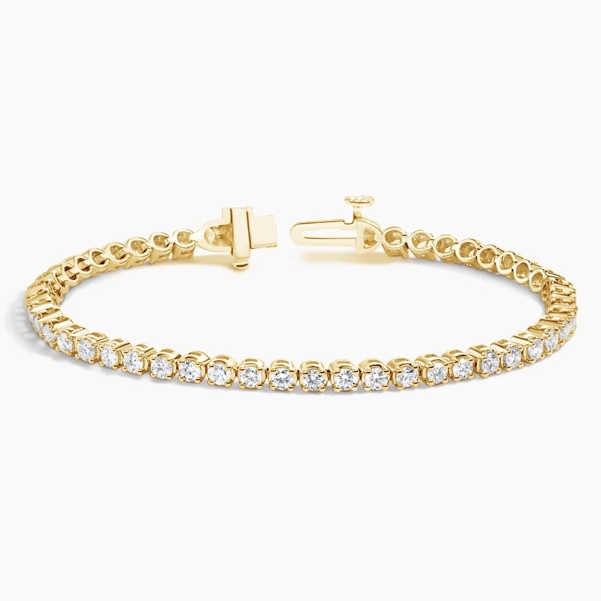 6.5 in. Diamond Tennis Bracelet (3 ct. tw.) in 18K Yellow Gold - Image 2