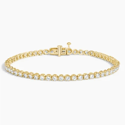 6.5 in. Certified Diamond Tennis Bracelet (2 ct. tw.) in 18K Yellow Gold