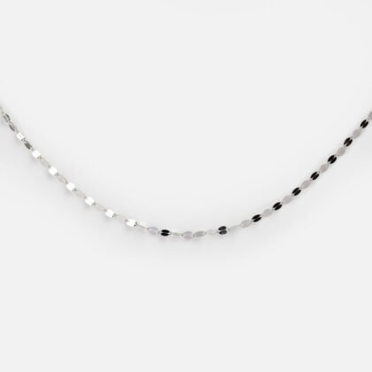 Solid Chain for Charms in White
