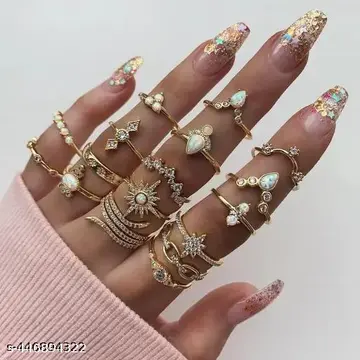 Allure Glittering Rings